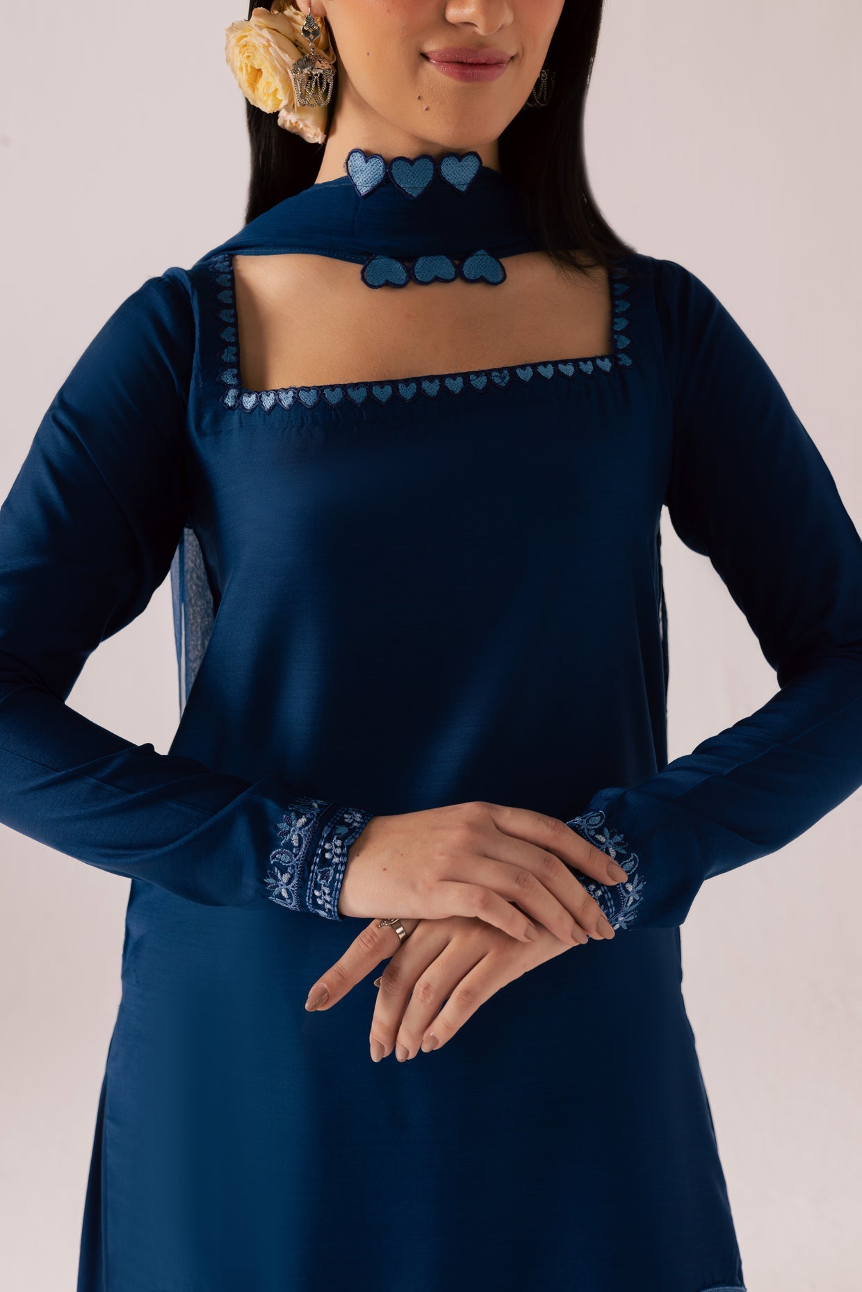 Azure  - Premium Embroidered Lawn Suit