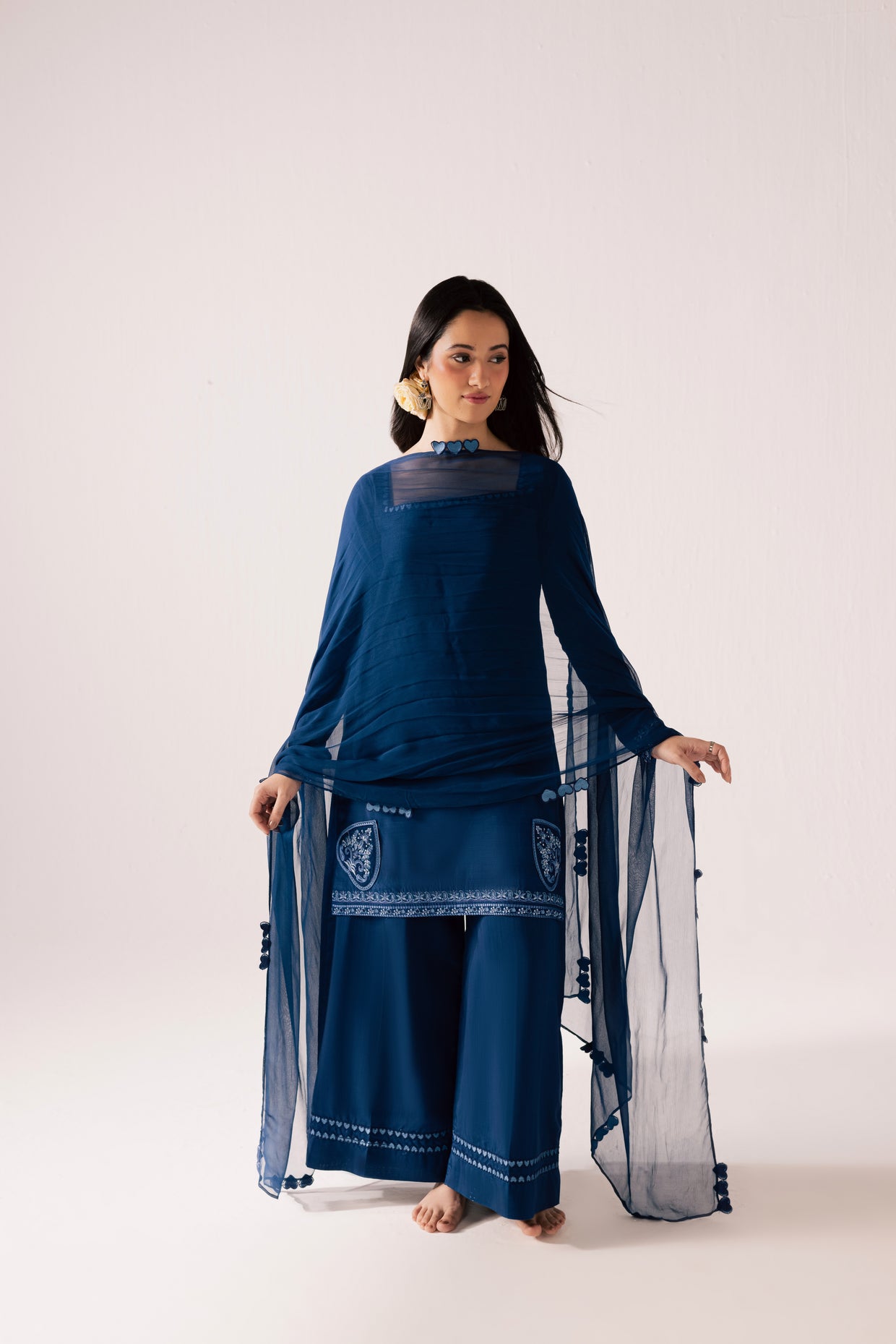 Azure  - Premium Embroidered Lawn Suit