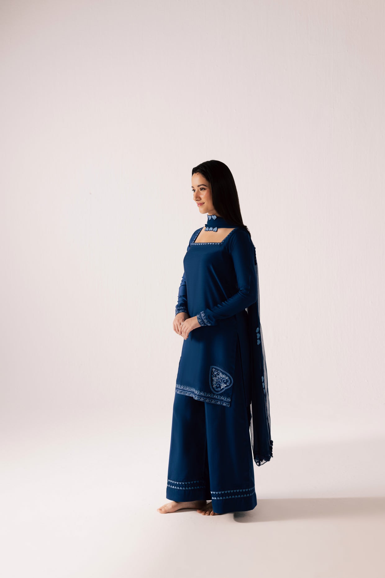 Azure  - Premium Embroidered Lawn Suit