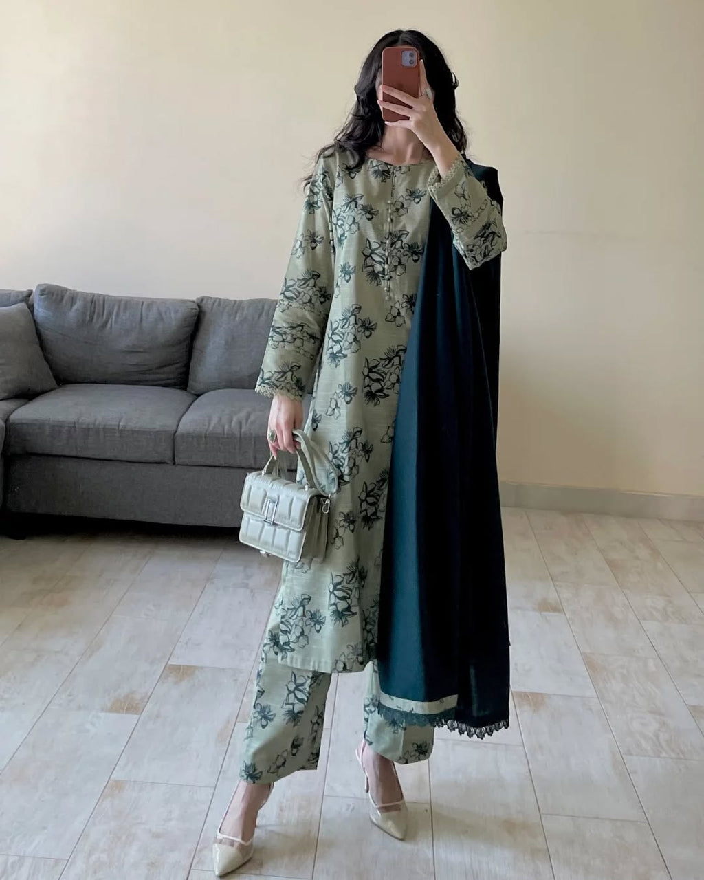 Pistachio green