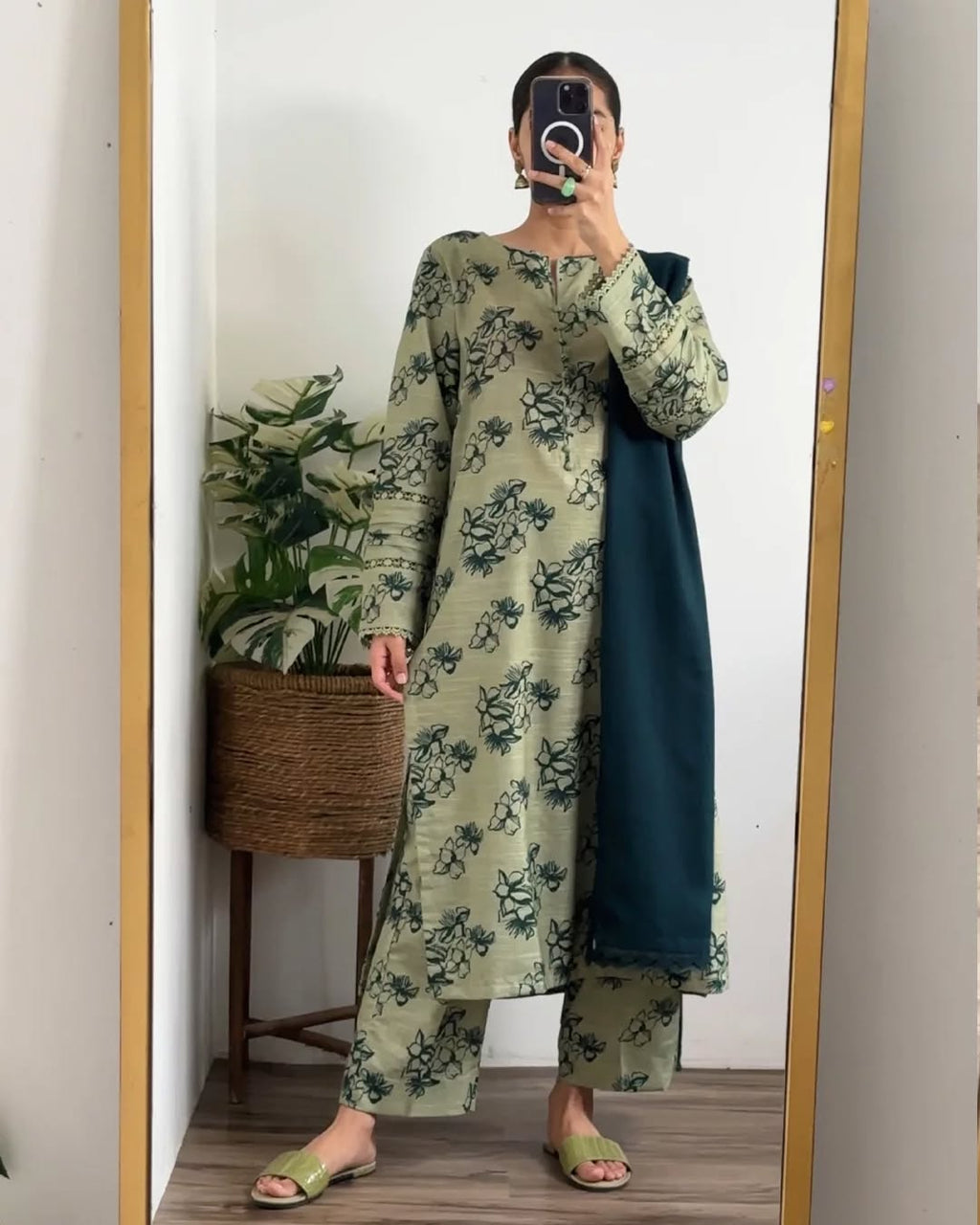 Pistachio green