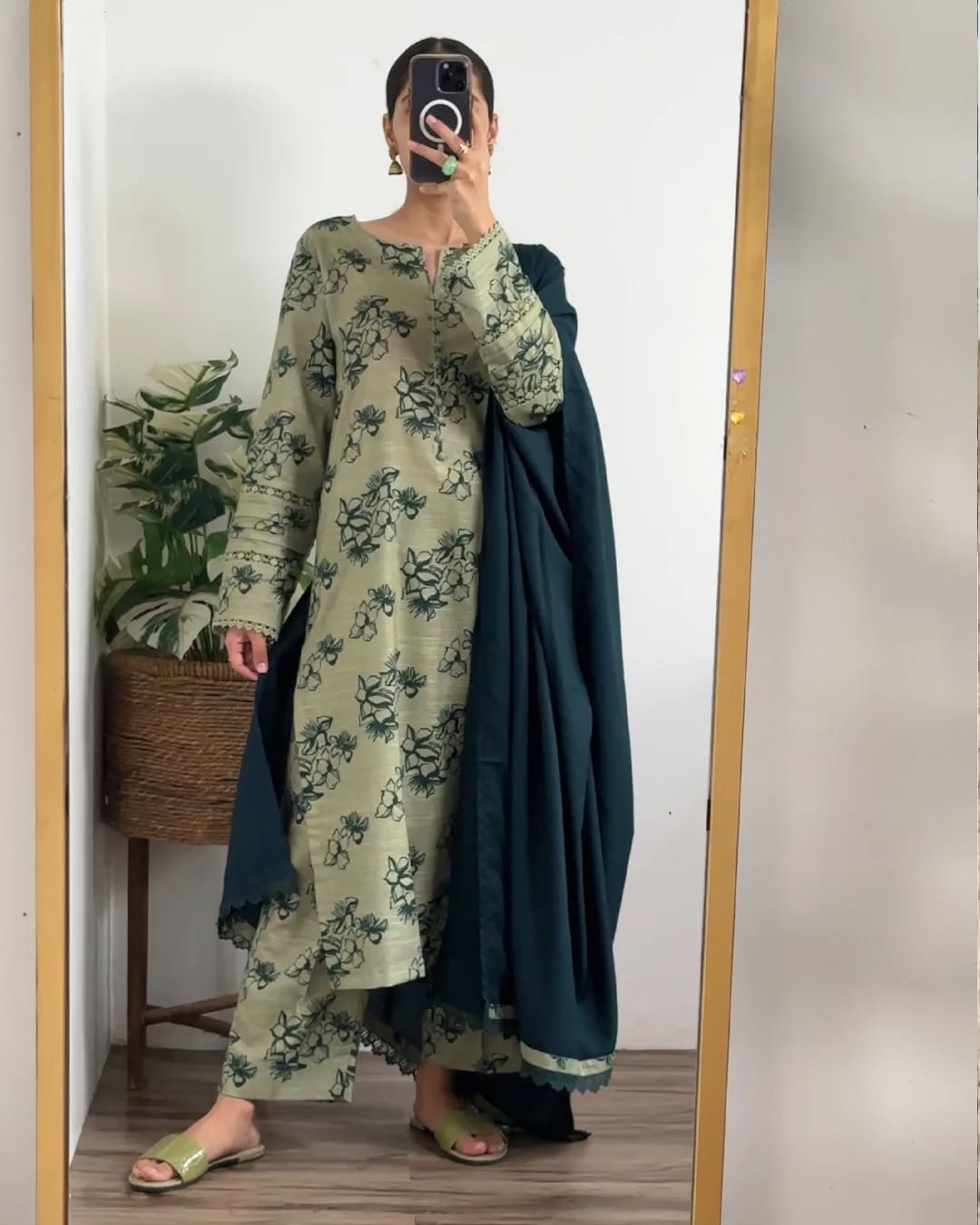 Pistachio green