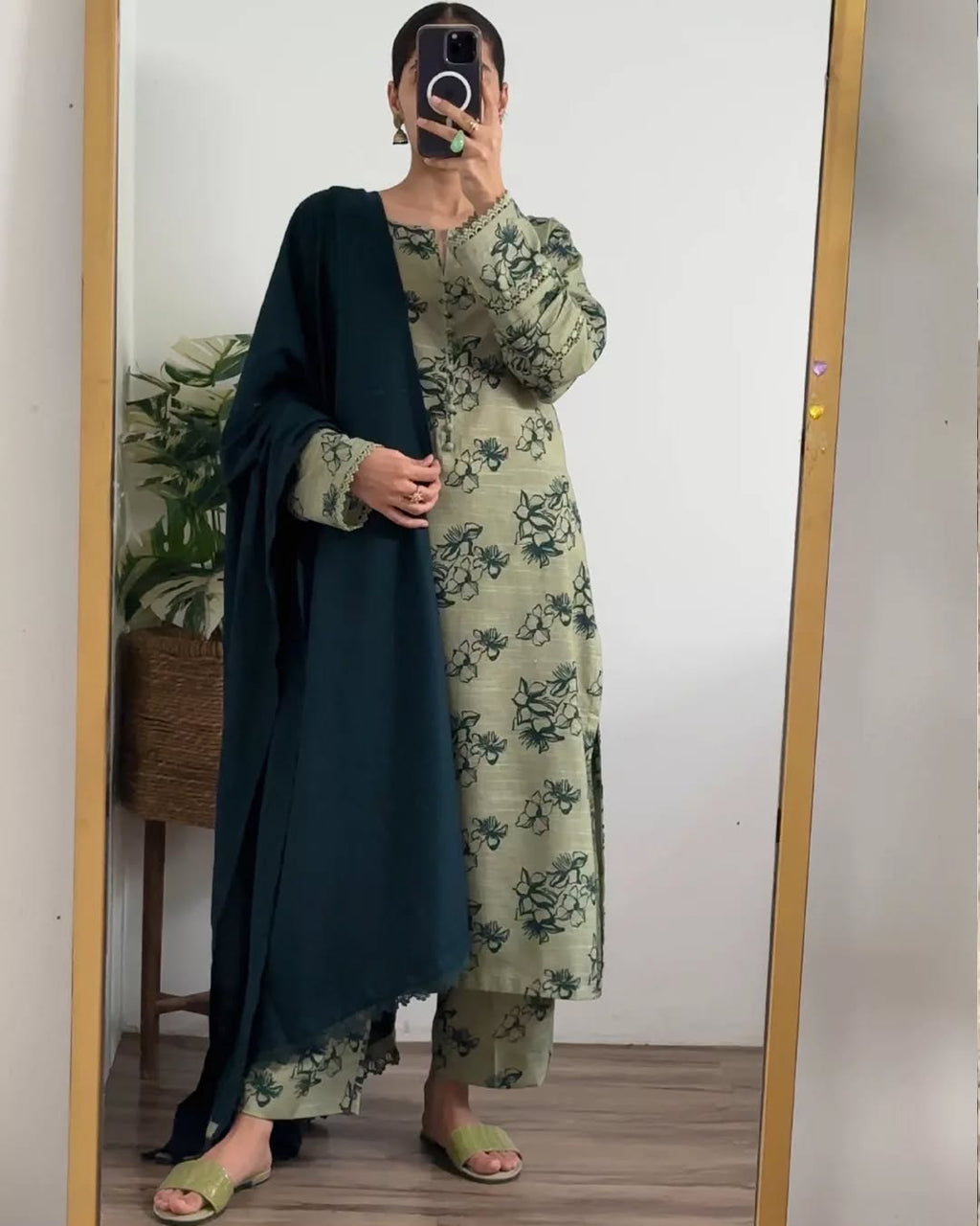 Pistachio green
