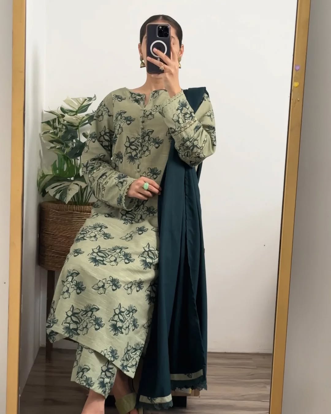 Pistachio green