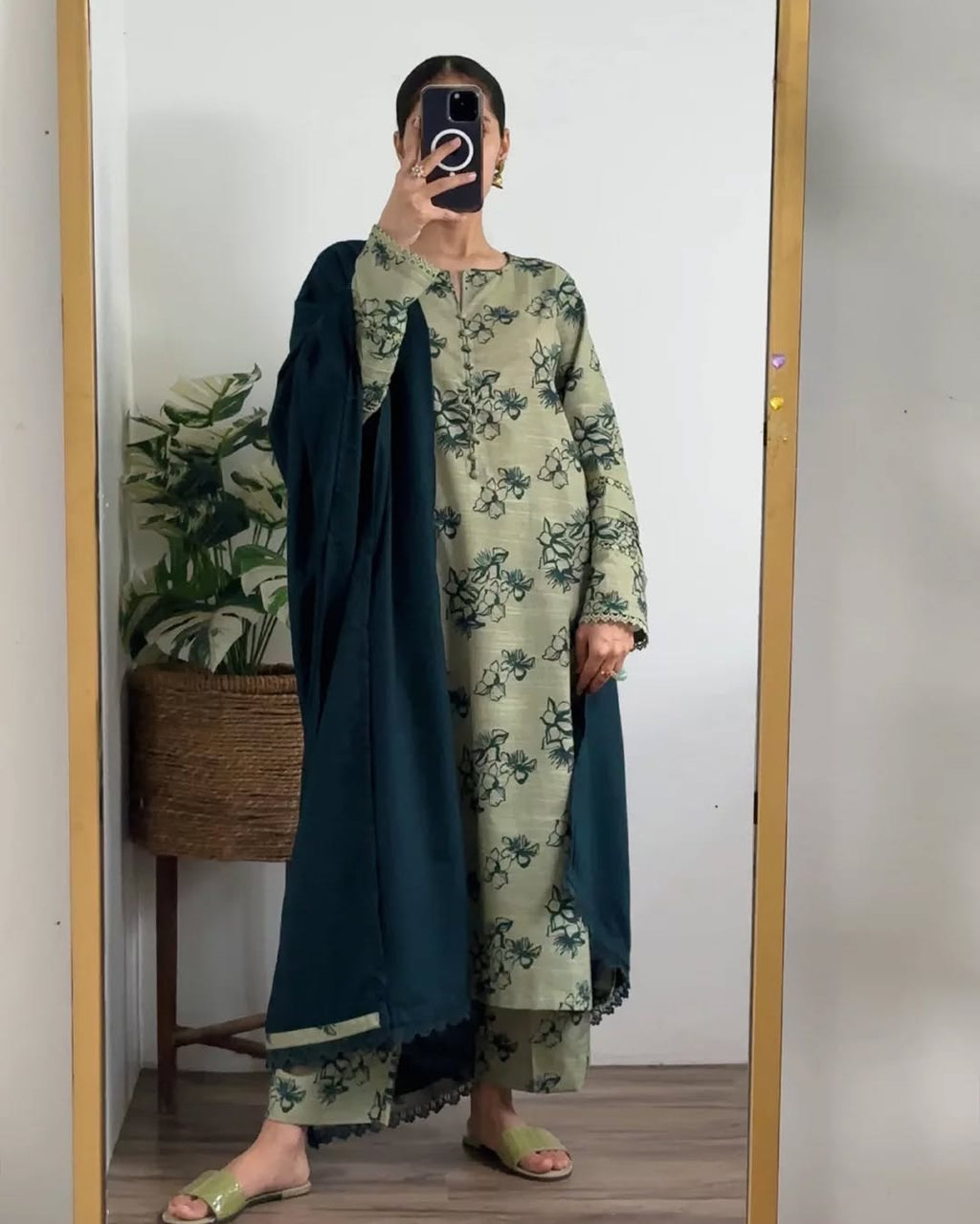 Pistachio green