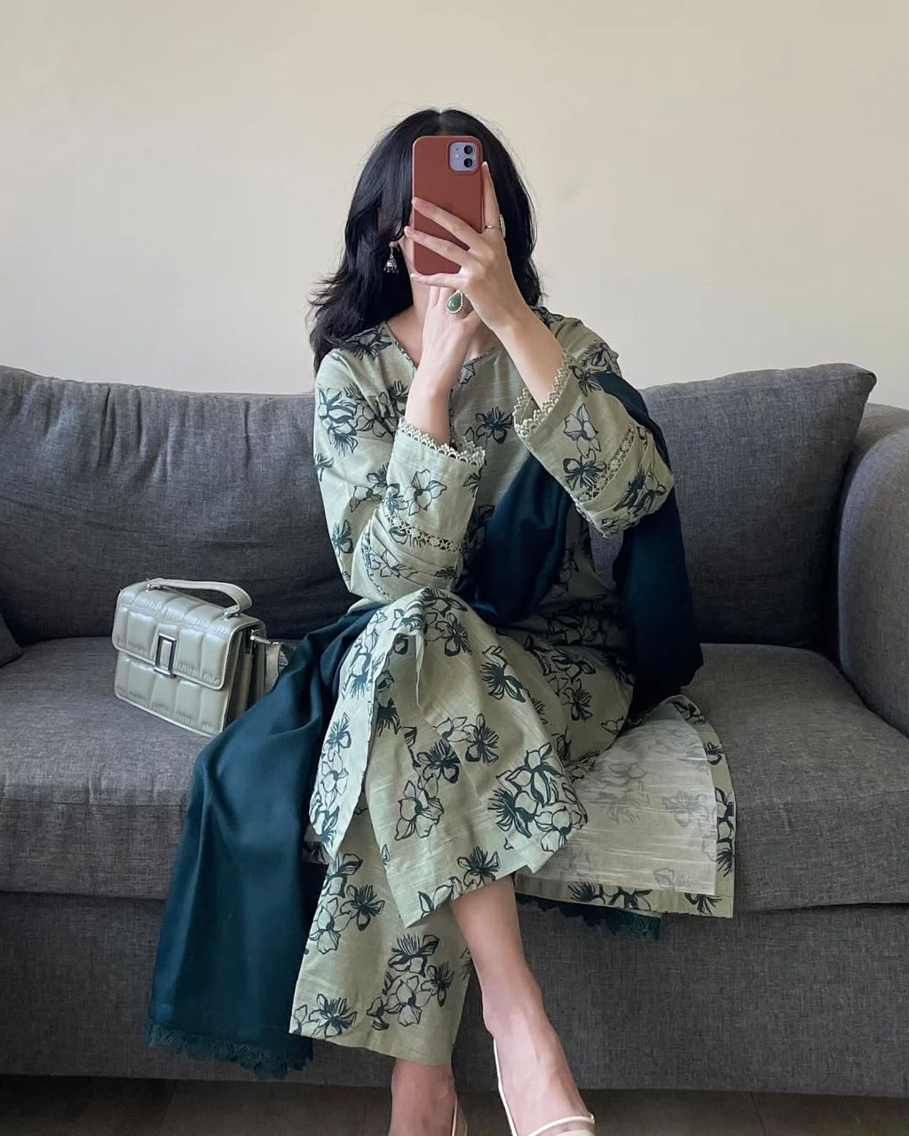 Pistachio green
